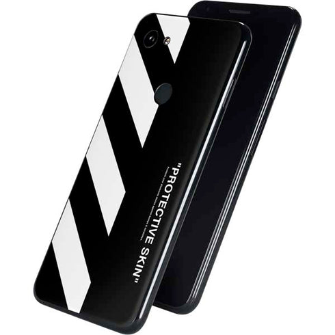 Black and White Stripes Google Pixel 3a XL Skin